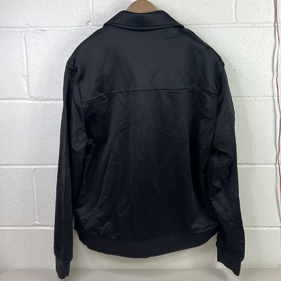 NWT Club Monaco Tech Terry Jacket Black Zippered Sz L Style Number: 633303 moto - Picture 5 of 5